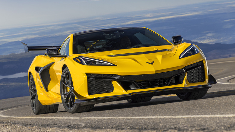 2025 Chevrolet Corvette ZR1 on mountain road