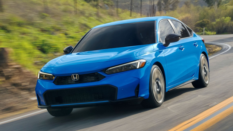 2025 Honda Civic on the road