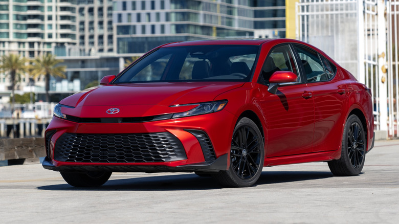 2025 Toyota Camry in the city