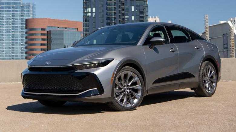 2025 Toyota Crown in the city