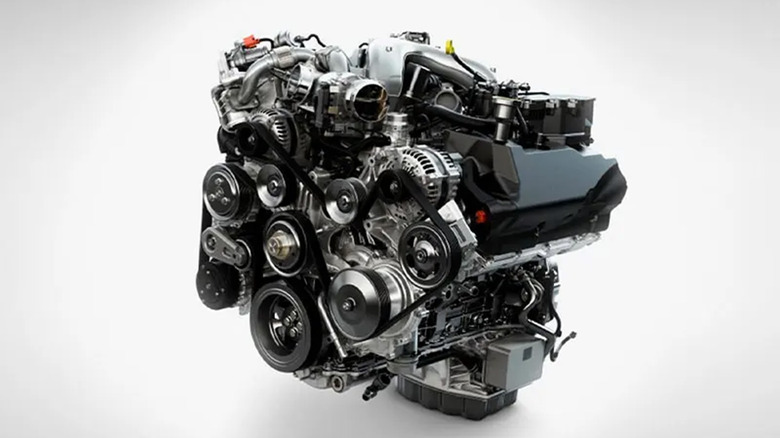 A stock image of the Ford 6.7-liter Power Stroke Diesel