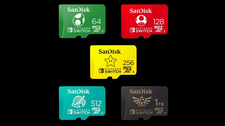 western digital microsd nintendo cards