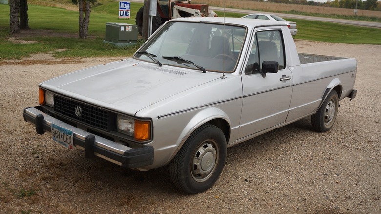 VW Rabbit Pickup front 3/4