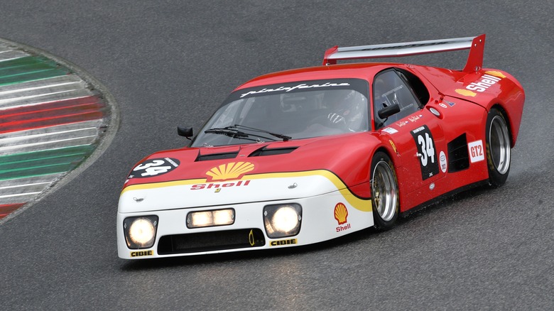 Ferrari 512 BB LM on the track