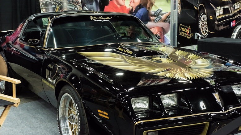 Smokey and the Bandit Trans Am on display