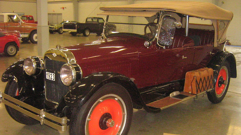 1923 McLaughlin-Buick Master Six Special seen from left front in a car museum
