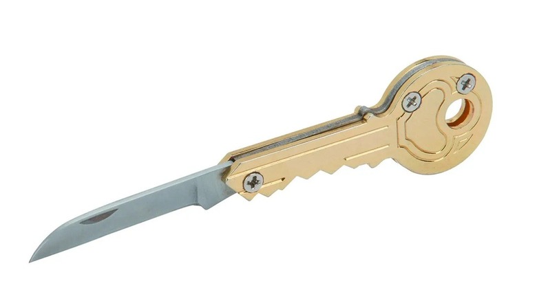 Harbor Freight key-shaped knife