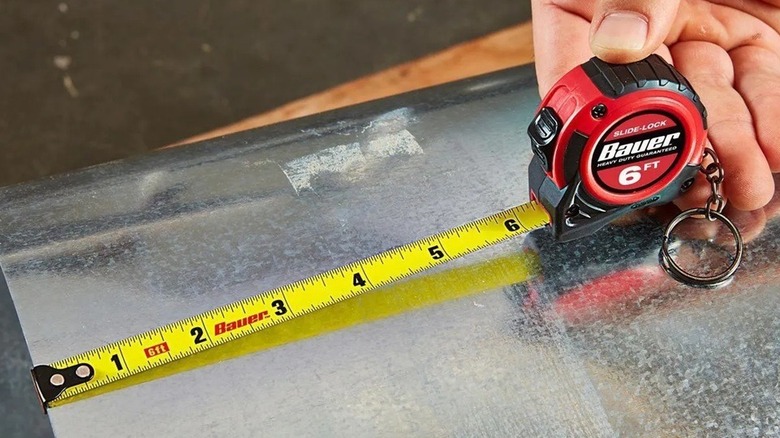 Keychain tape measure