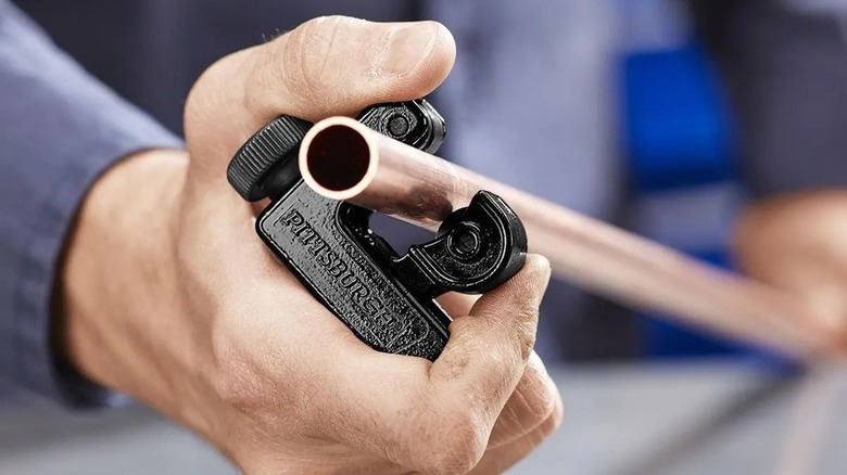 Harbor Freight mini tubing cutter