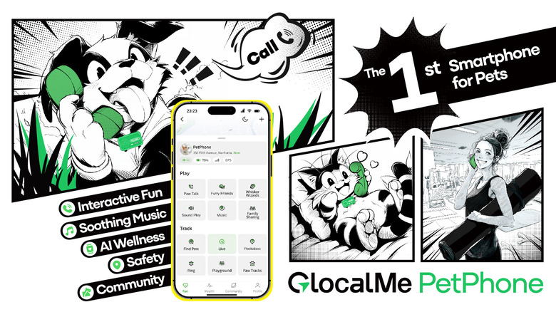 GlocalMe is promoting a smartphone for pets