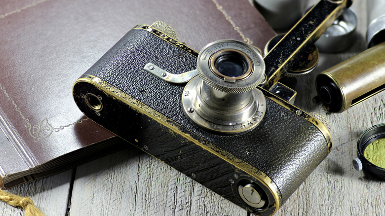 Vintage Leica camera