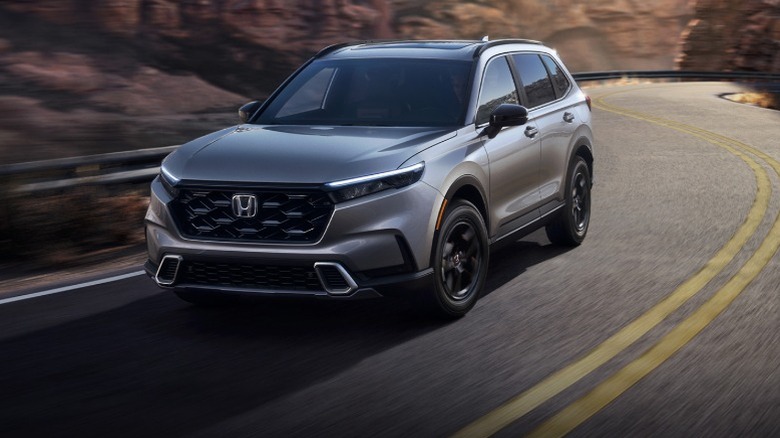 A grey 2025 Honda CR-V