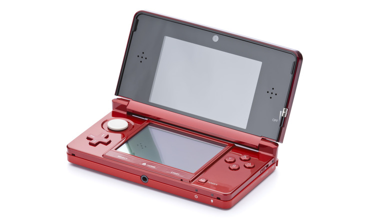 Nintendo 3DS on white background
