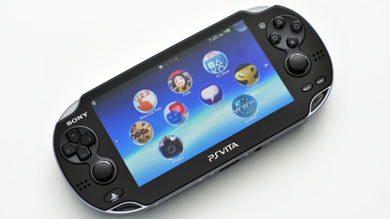 PS Vita white background