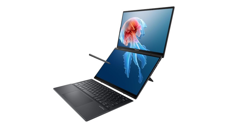 Asus Zenbook Duo on display