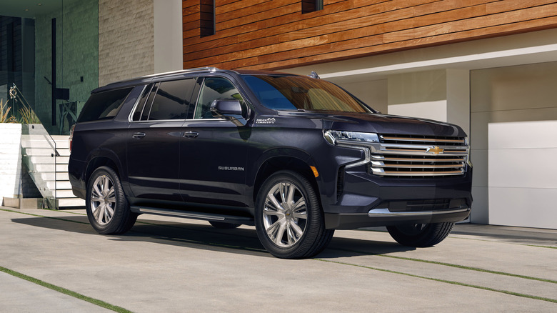 Chevrolet Suburban by house