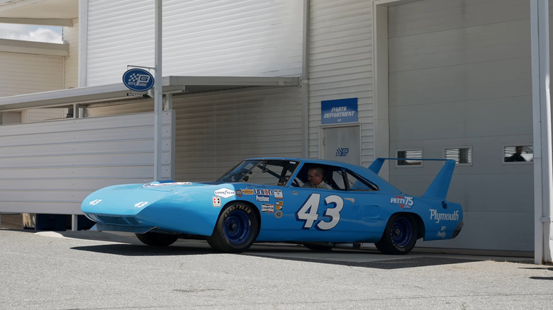 Richard Petty's blue 1970 Plymouth Superbird
