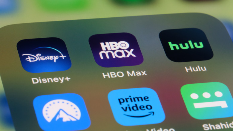 Streaming apps on phone