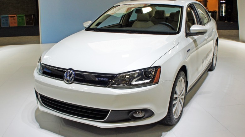 A white 2012 Volkswagen Jetta