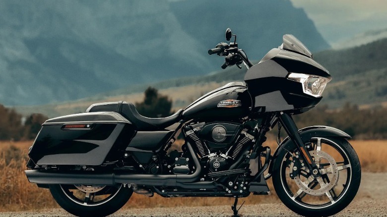A black 2025 Harley-Davidson Road Glide