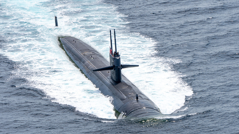 the USS Louisville nuclear submarine