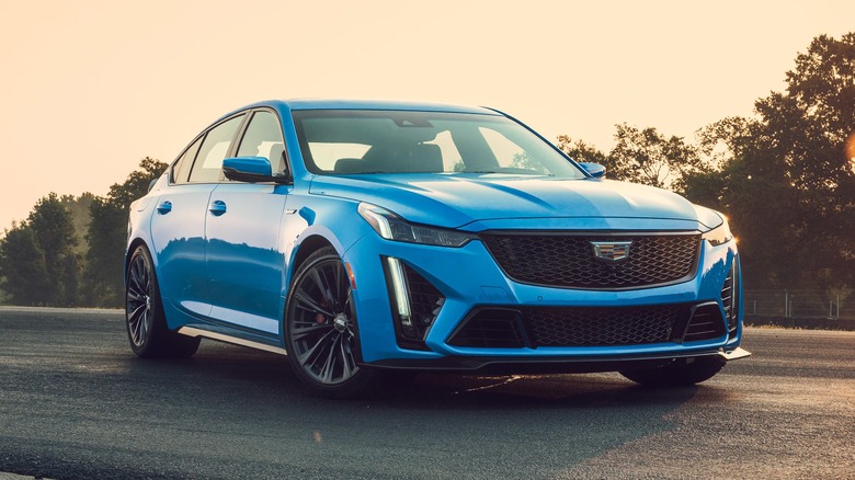 Blue 2023 Cadillac CT5-V Blackwing