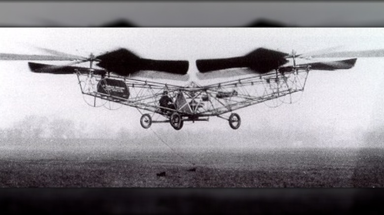 de pothezat helicopter flying octopus test flight