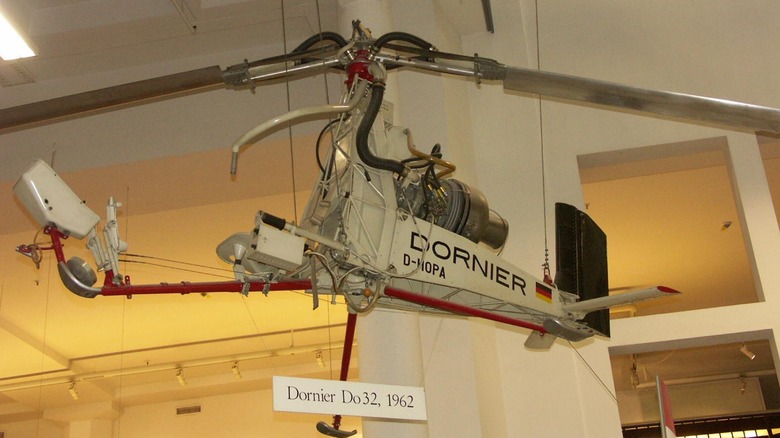 dornier do 32 prototype museum display helicopter
