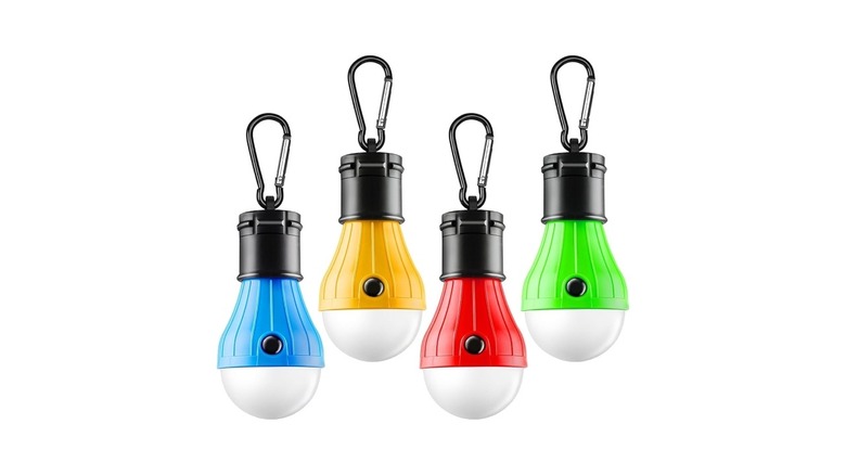Fly2Sky LED tent lamp in a set of four