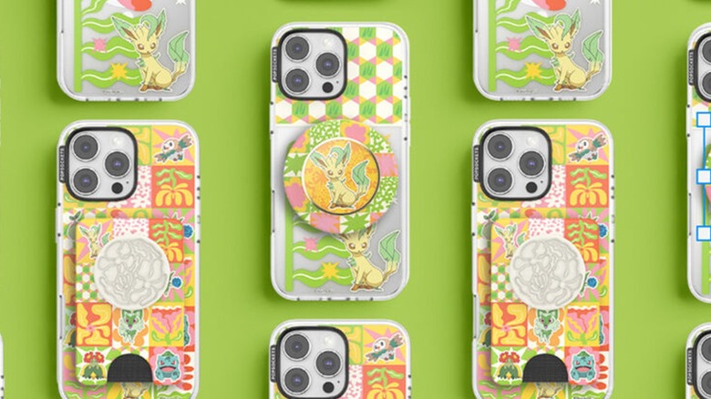 popsockets grass pokemon phone cases