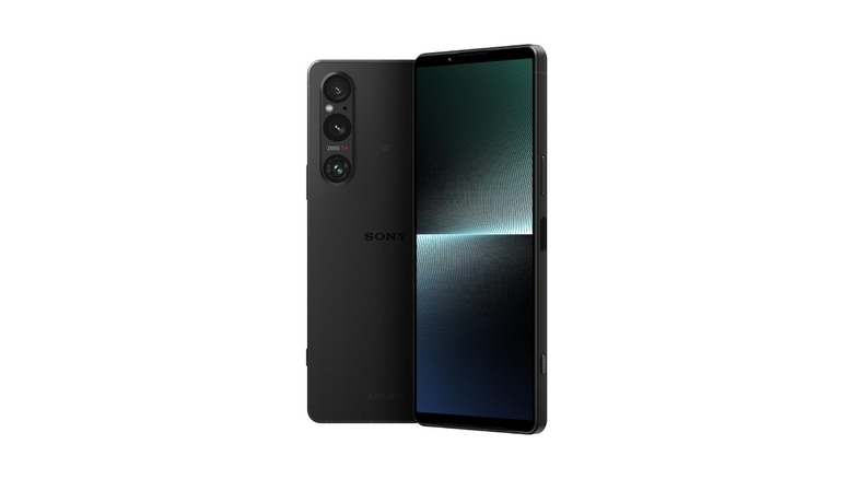 Sony Xperia 1 V smartphone in black