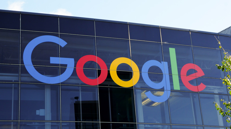 Google exterior sign