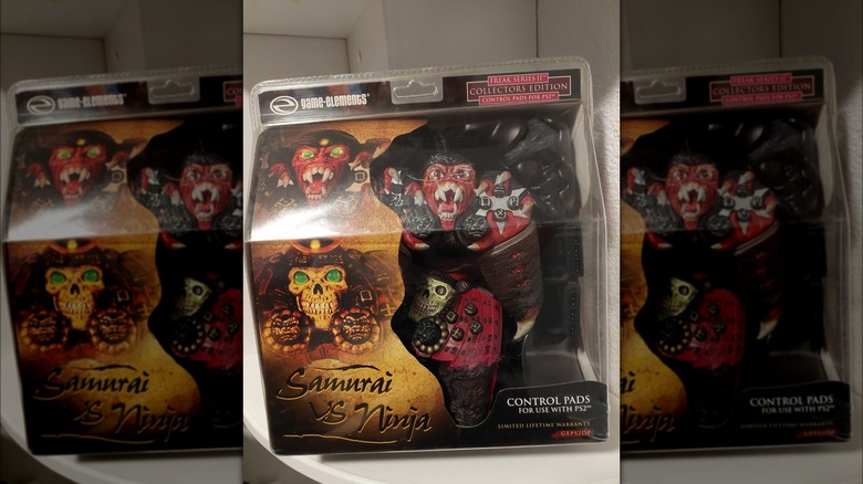 game elements playstation 2 samurai ninja controllers