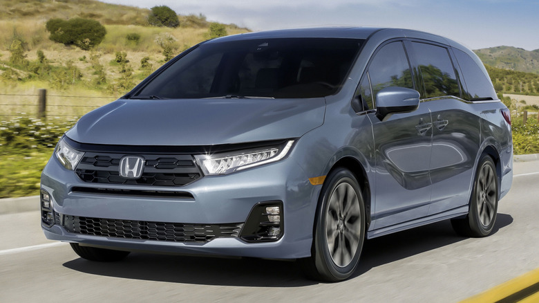 2025 Honda Odyssey on the road