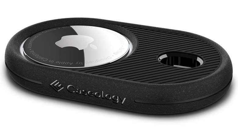 Caseology Vault AirTag Case in black