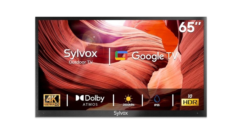 Sylvox 65-inch full sun 4K smart outdoor TV