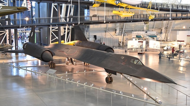Museum SR-71 Blackbird exhibit