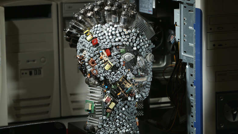 Artwork made with PC parts