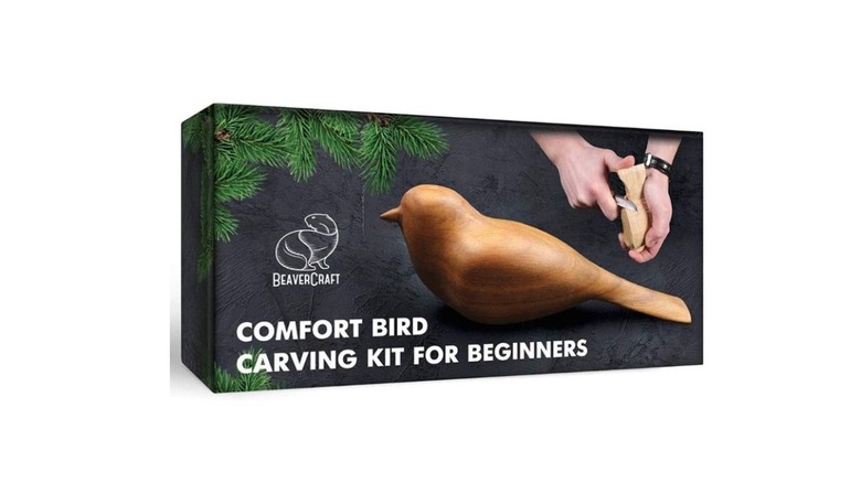 Comfort Bird carving kit box