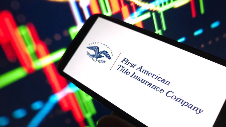 First American logo on phone