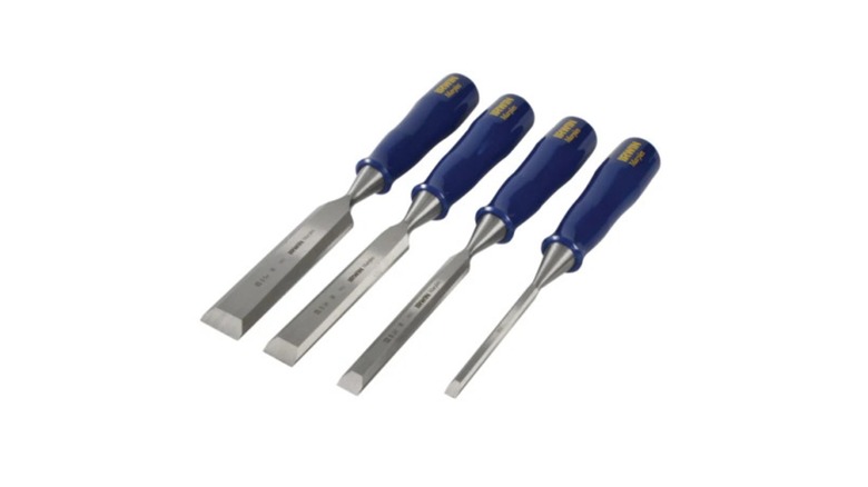 Irwin 4-Piece Blue Chip Beveled Edge Chisel Set
