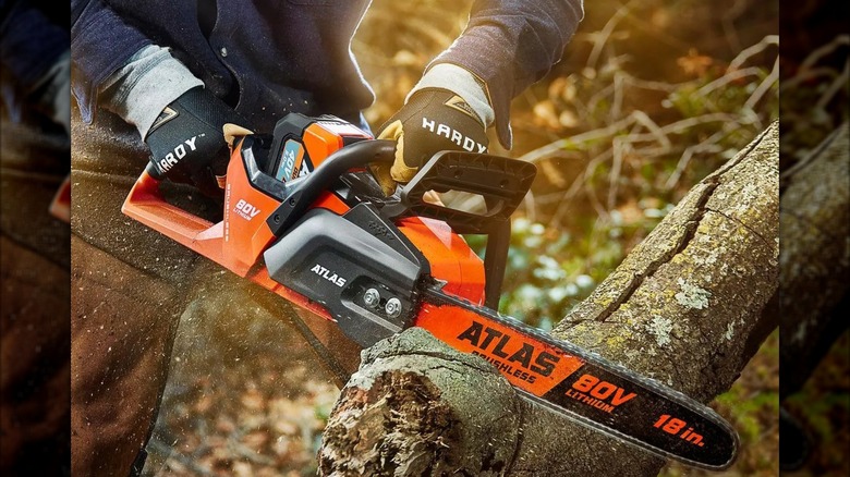 Atlas 80V Brushless 18-Inch Top Handle Chainsaw