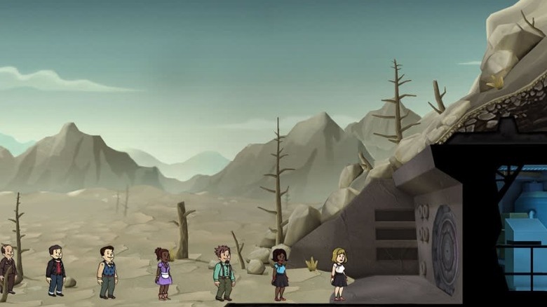 Dwellers entering a Vault