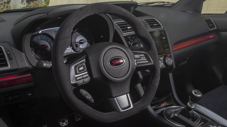 2019 Subaru STI S209 dashboard side view