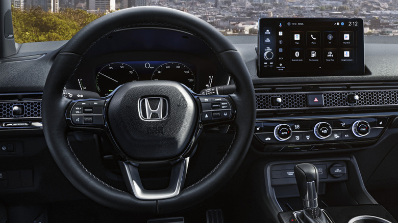 2025 Honda Civic Hybrid dashboard