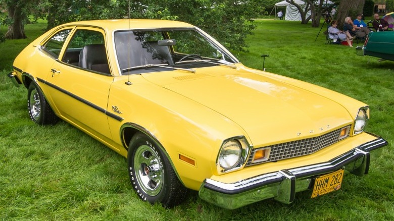 Yellow Ford Pinto