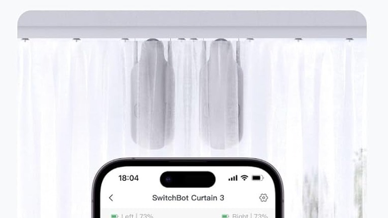 Switchbot curtains with smartphone app
