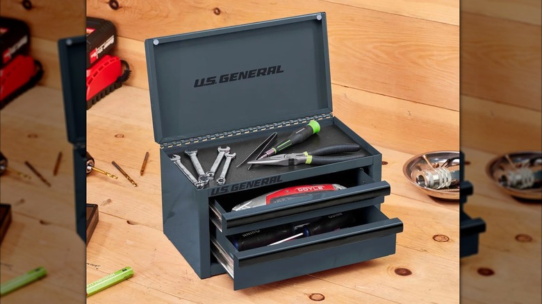 U.S. General Mini Steel Toolbox