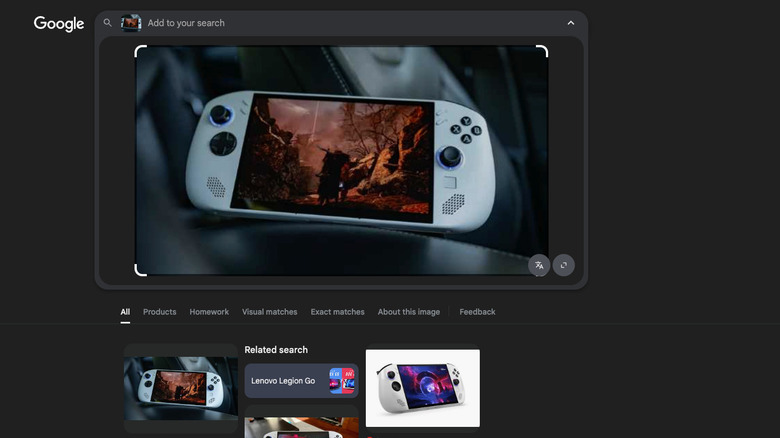 Google image search Legion Go