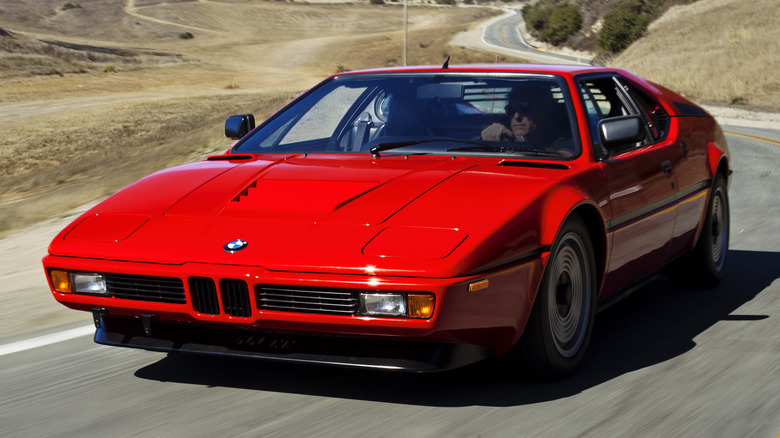 BMW M1 on the road